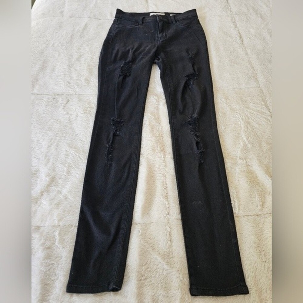 PACSUN Los Angeles Distressed Jegging Size 24 Black